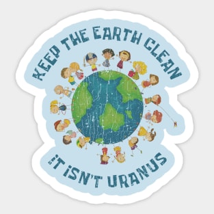 Keep The Earth Clean 1970 Sticker